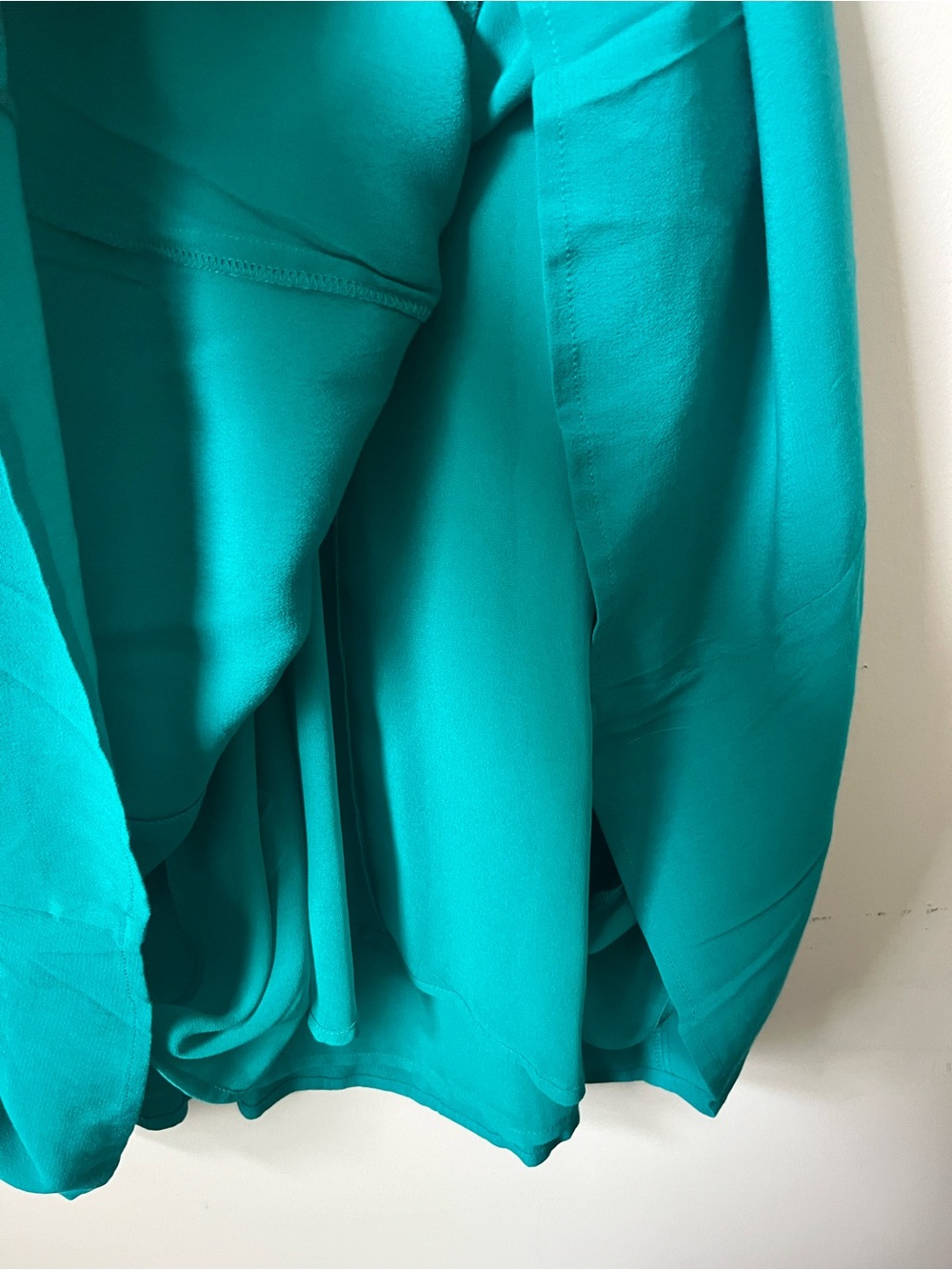 Forever21 Sleeveless Teal Midi Cocktail Dress with Cutout Yoke - Picture 5 of 8